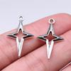 40pcs Star Charms Pendant Antique Silver Color Star Charm Pendants Jewelry Accessories DIY Tiny Tar Charms