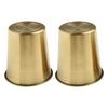 Sleek and Stylish 2PC 300 Ml Copper Drinking Water Glass Cup Tumbler Mug