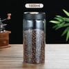 High Borosilicate Glass Coffee & Tea Vacuum Storage Jar