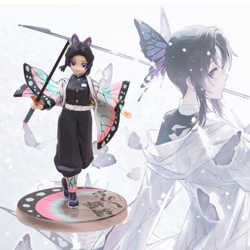 17.5cm Kochou Shinobu Demon Slayer Pvc Action Figure Collectible Cake Topper