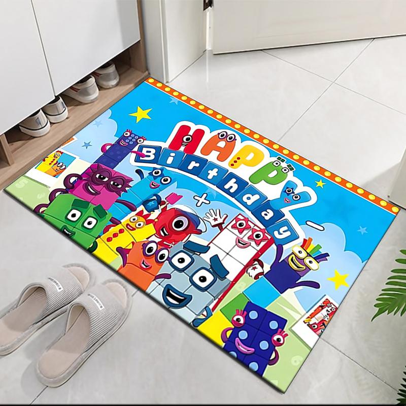 Tappeto Stampato Numberblocks, per Sedia da Ufficio Soggiorno Camera da Letto Cucina Decorazioni Regali.