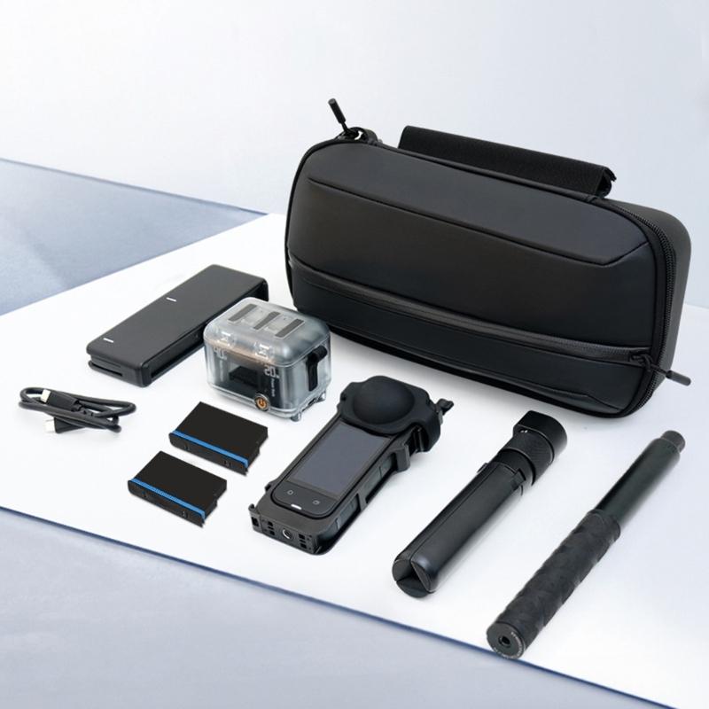 Compact Storage Bag Multiple Compartment For 360 X5 Camera Accessories Holder Bag Durability Protections