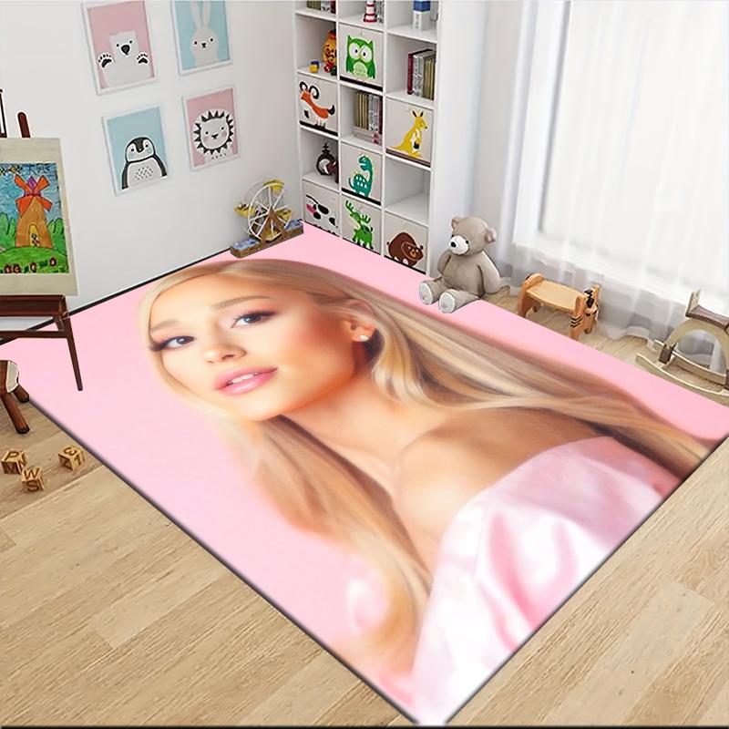 Pink Dress Portrait Carpet Rug Soft Washable Antislip Home Living Room Sofa Mats Personalized Christmas Rug