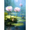 Beautiful Lotus Flower Colourful Modern Scenery Flowers Plants Canvas Painting Print Wall Art for Living Room Home Decor