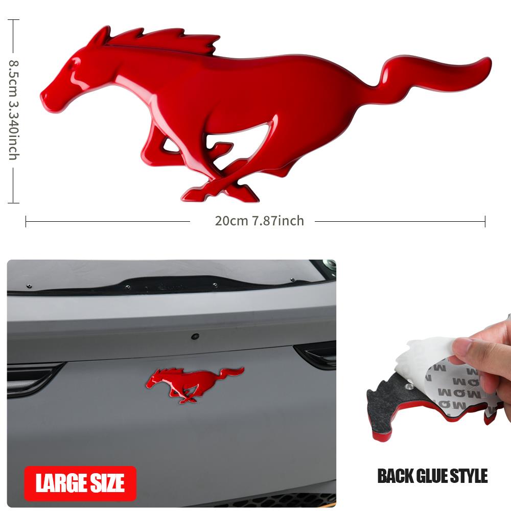 1Pcs 3D Metal Car Front Grille Rear Trunk Badge Emblem