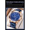 OLEVS New Business and Leisure Watch Automatic Mechanical Starry Sky Second Dial Luminous Men's Watch