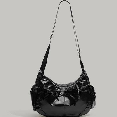 Dumpling Bag Large Capacity Commuter Texture Single Shoulder Crossbody Bag Fashion Everything Sweet Cool Hottie Tote Bag