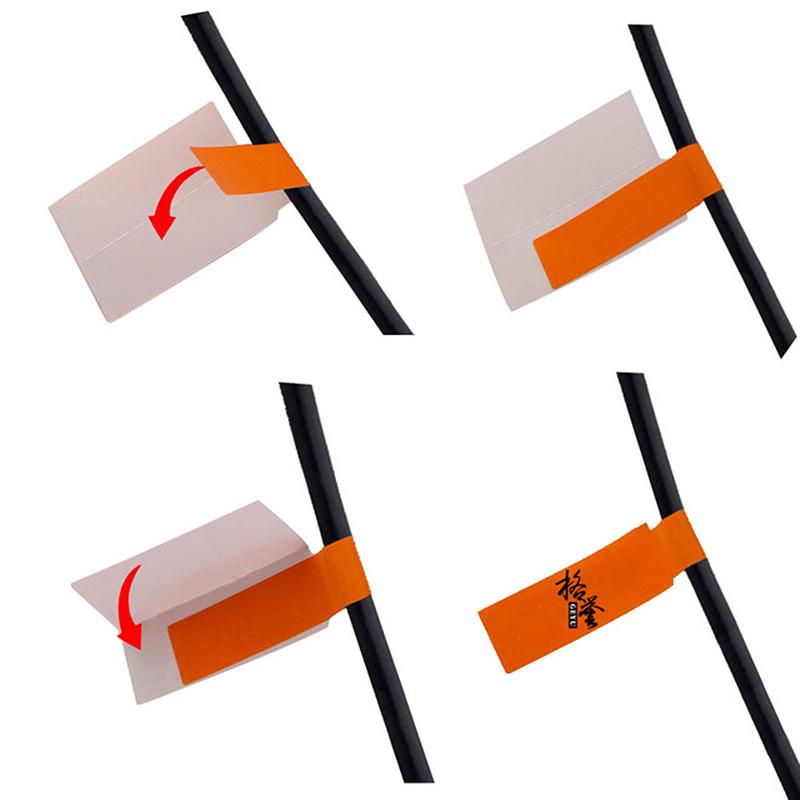 500Pcs/Roll 70*24mm Cable Labels Wire Marking Network Waterproof Thermal Printer Sticker Organizer Self-Adhesive Label Cable Tags