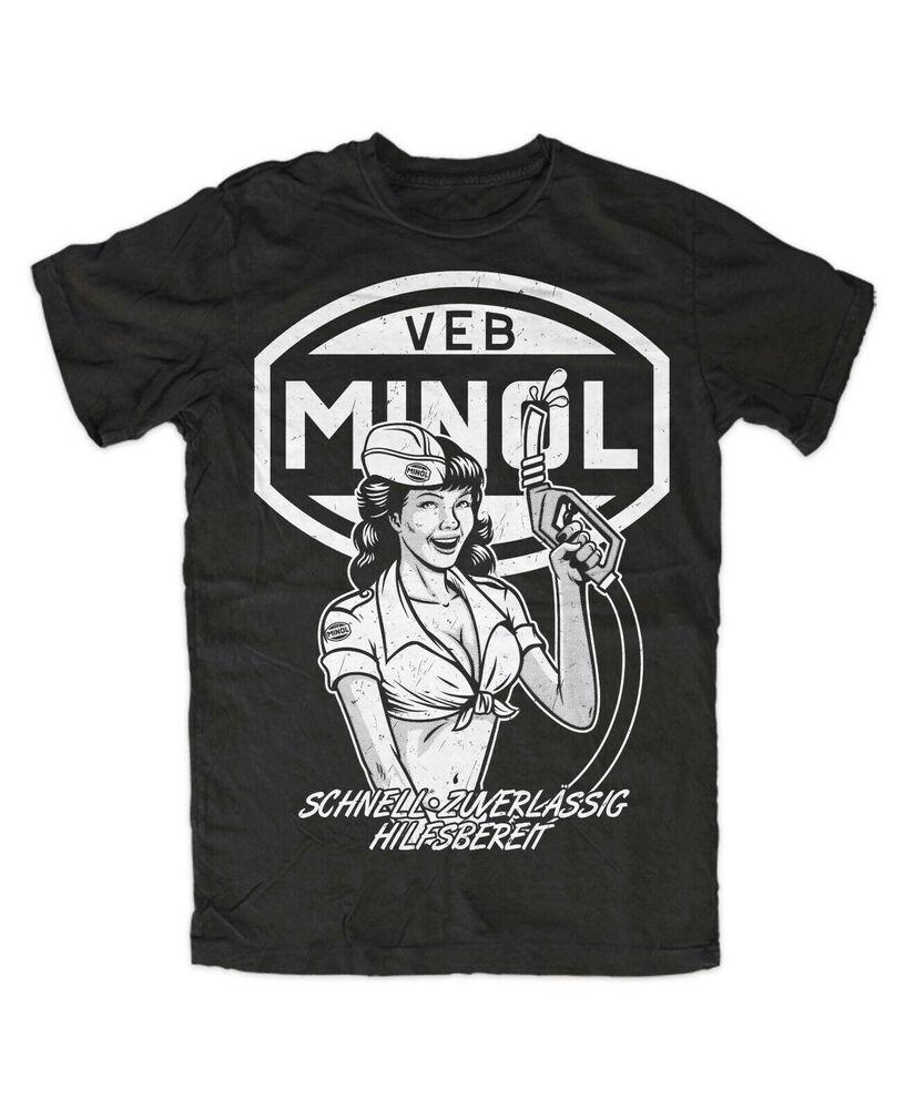 

Veb Minol Pin Up Black Eastern Gdr Retro L60 Gdr Minol Pirol Unisex T-Shirt