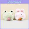 Cute Bunny Keychain Ultra Soft Plush 10cm Stuffed Animal Toy Bag Charm