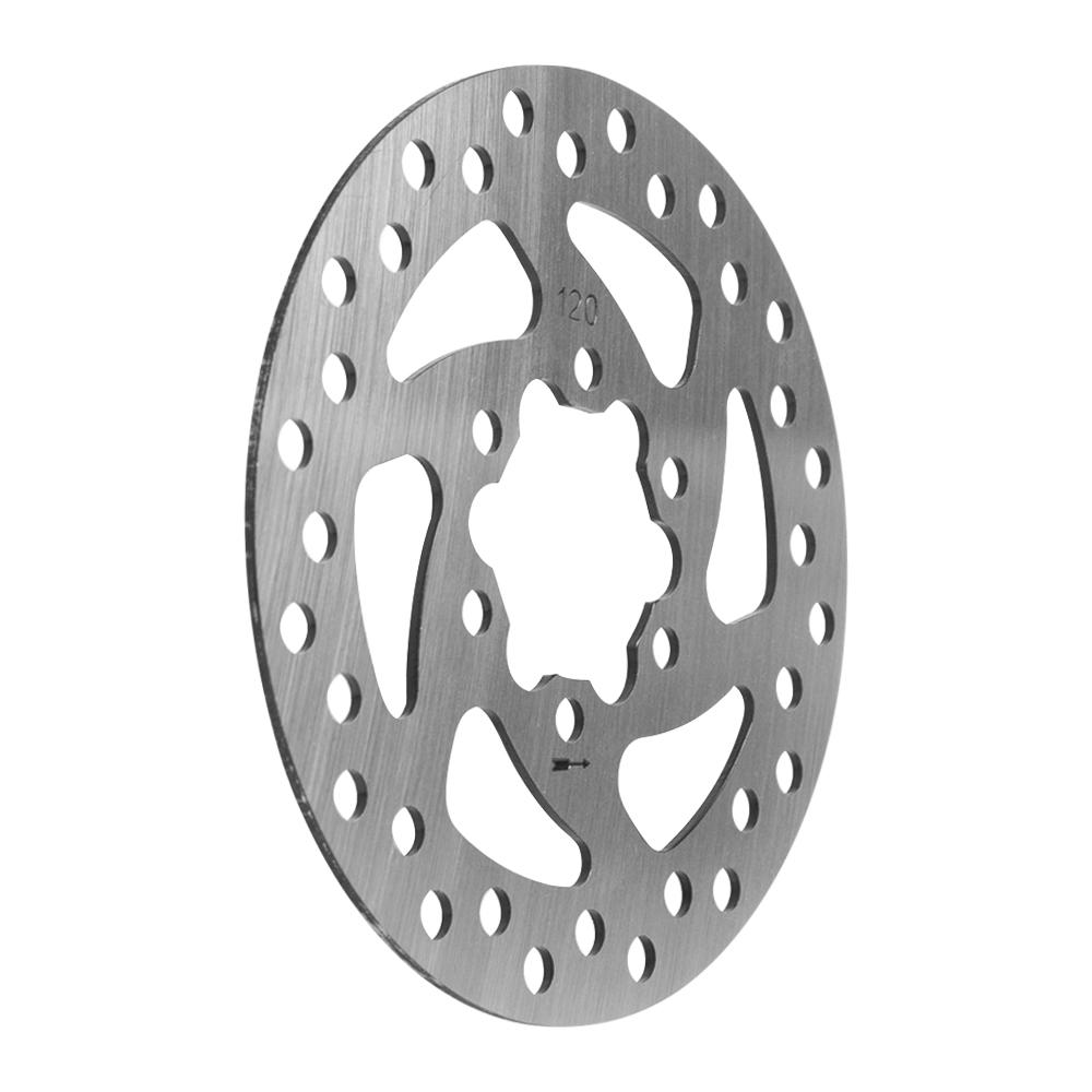 Disque de frein 120 mm pour scooter électrique NIU KQi3/KQi3 MAX/PRO KQi3 Disque de frein 6 trous résistant à l'usure avec accessoires à vis