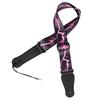 Adjustable Guitar Strap Shoulder Strap Lightning Pattern for Acoustic Electric Guitar Bass Guitar Strap Guitar Accessories