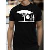 Giraffe Under The Tree Men's Short Sleeve T-shirt Summer T-shirt Top