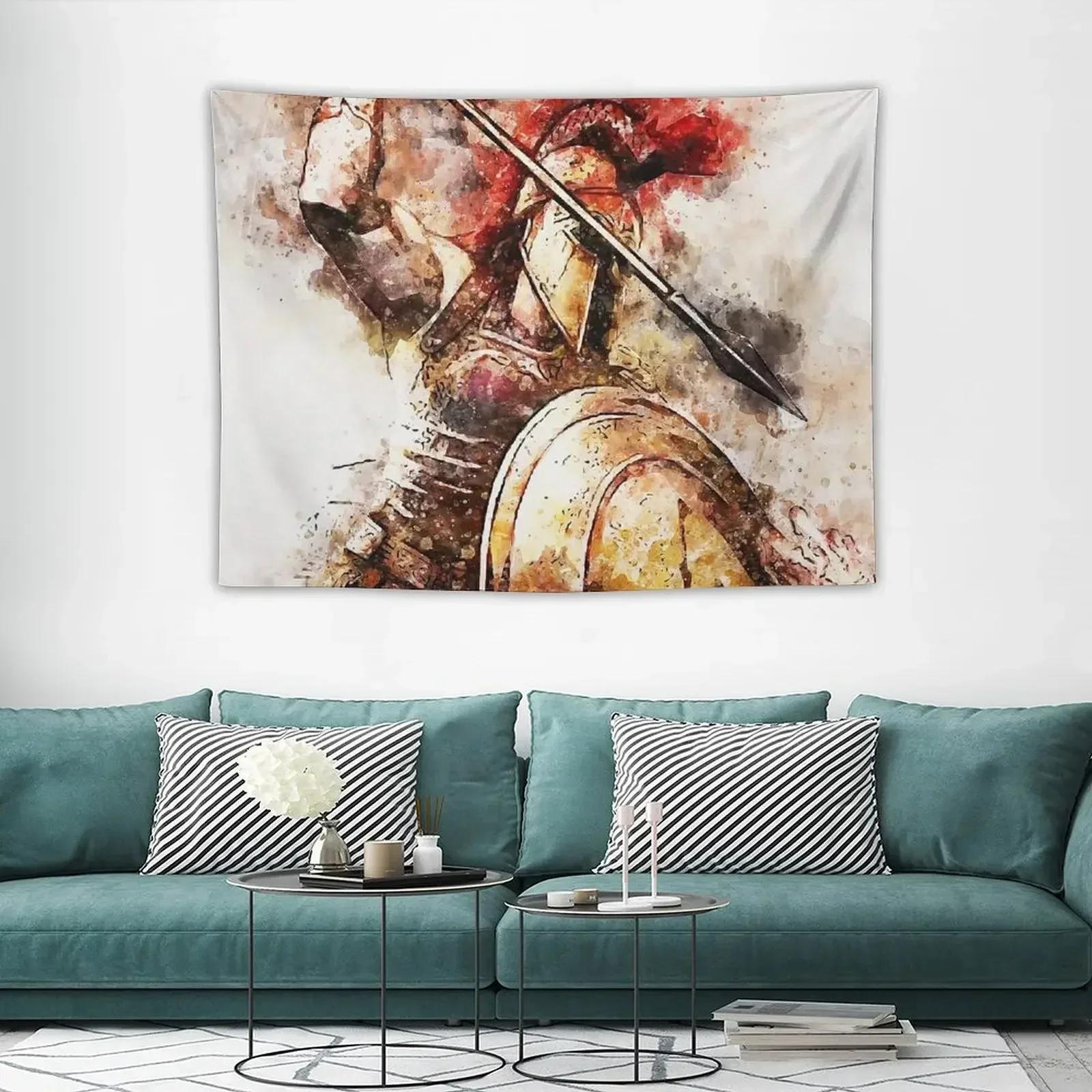 Spartan Hoplite Tapestry Room Decor For Girls Room Decorations Things To Decorate The Room Tapestry 75X95CM