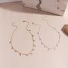 Modeschmuck Hals Alloy Material Stern Anhänger Halsband Schlüsselbein für Damen Teen