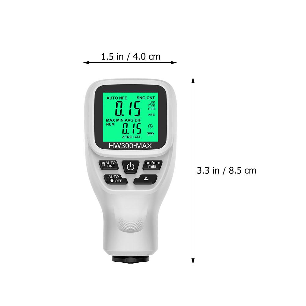 Coating Thickness Gauge Meter Car Paint Depth Automotive for Cars Digital with Backlight Surface