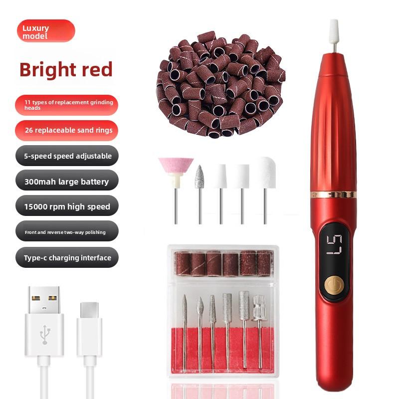 Electric Nail Grinder Small Tool Nail Remover Nail Grinder Portable LCD Electric Nail Clipper Nail Grinder