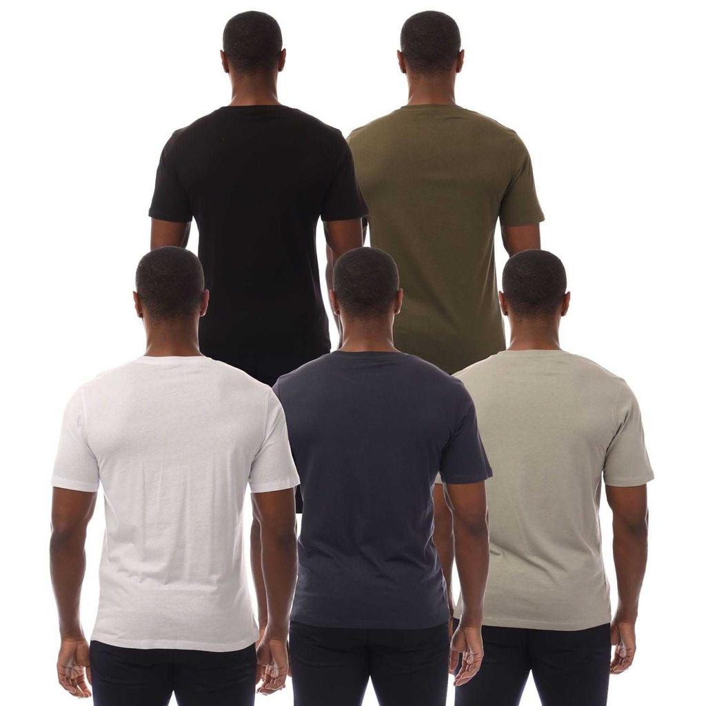 Jack And Jones Mens Tag T-Shirt (Pack of 5)