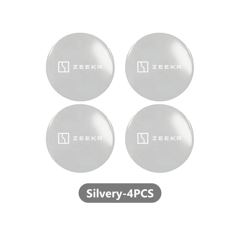 For Zeekr 56mm 4pcs Car Wheel Center Hub Cap Badge Logo Sticker 001 009 007 MIX X 7X Krypton 003 7X 2024 2025 X EV 2023