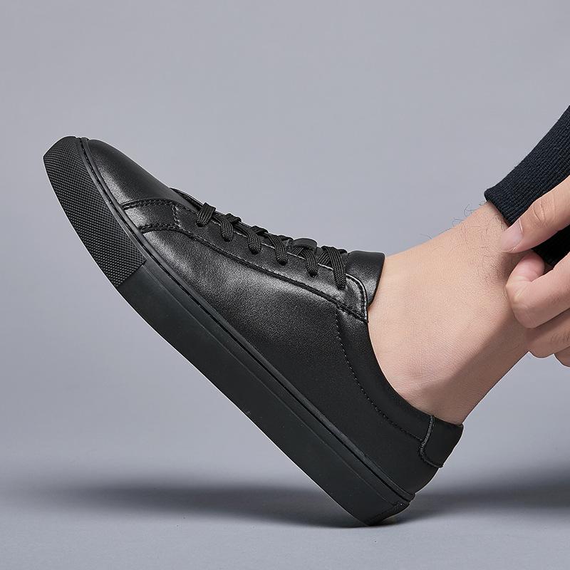 

Первый слой белой обуви из коровьей кожи на толстой подошве изготавливается на заказ целыми партиями и заказывается целыми партиями. 48 чёрный