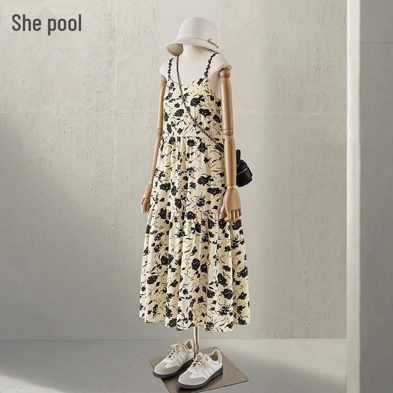 Элегантное цветочное платье-камзол Shechi French S