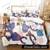 Bikini Saekano How To Raise A Boring Girlfriend Bedding Set Cartoon Anime Three-piece Set Adult Kid Bedroom Duvet Cover Sets741