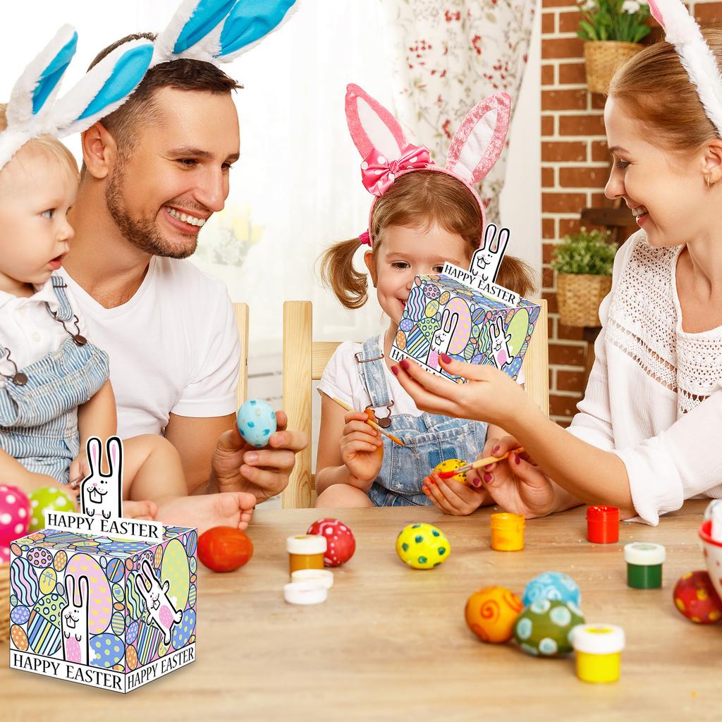 Happy Easter Bunny Easter Theme Party Decoration Money Box