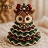 DIY Yarn Knitting Projects Animal Christmas Tree Crochet Kit, Highland Cow Cute Handmade Gift Idea for Family Dachshund Cat Crafting Kit Beginners,