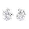 Swarovski Svanformede Øreringe Dameøreringe 5647873