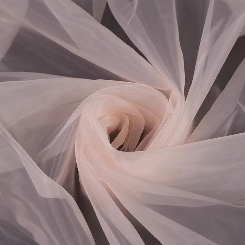 Breiter 160cm Verschlüsselter Gaze Organza Stoff Meterware Paillettenbesetzt für Bühnenröcke Hintergrund Nähen Dekoration DIY Glatt