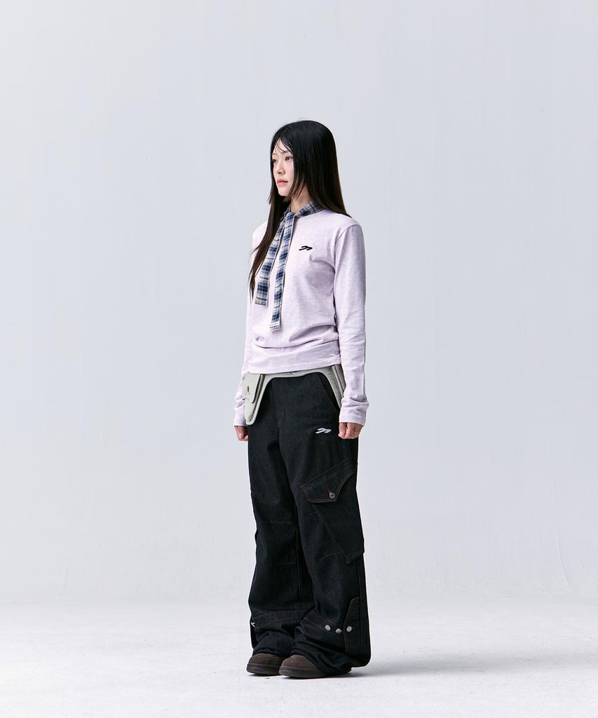 TANSANMAGNESIUM Pony Applique Long Sleeve (Light Pink)