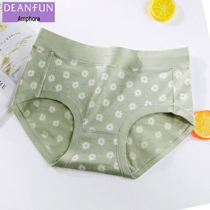 Deanfun Women's Cute Pure Cotton Printed Briefs 4-Pack
