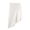 Lace Satin Half Slip Dress Elastic Satin Midi Skirt Fashion Lace Underskirt  for Girls