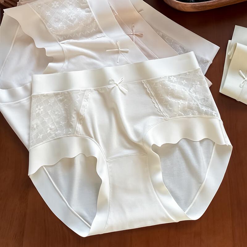 Mao Ren Women's Seamless Modal Lace Briefs