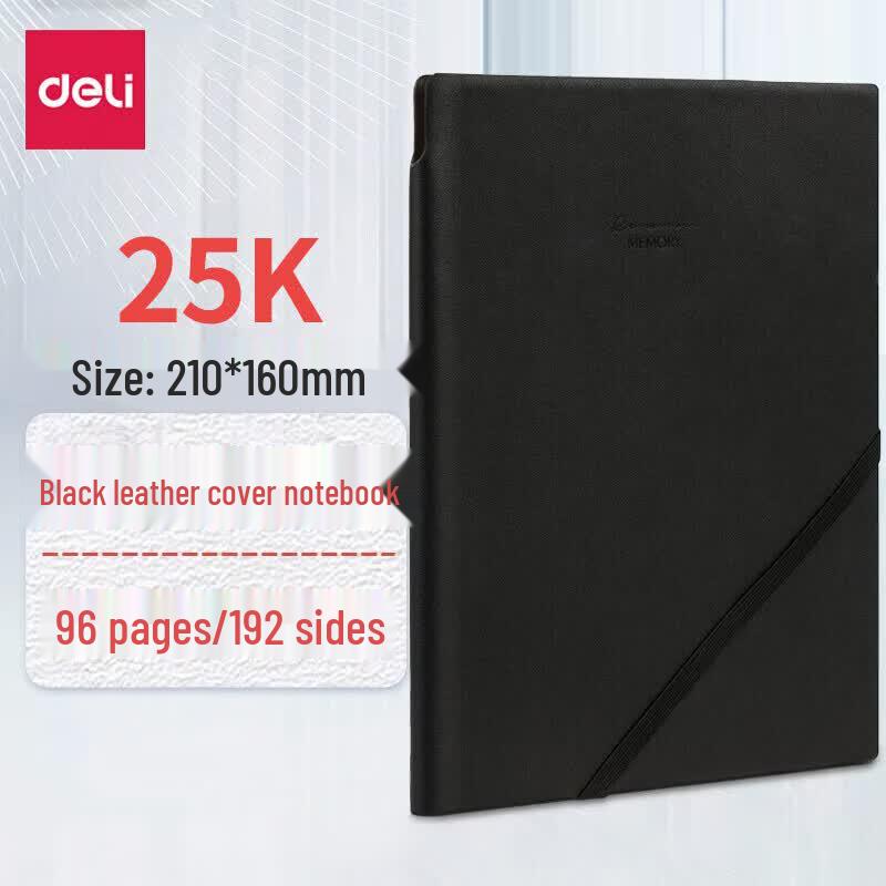 Deli 22215 25K Meeting Notebook with Pen Holder