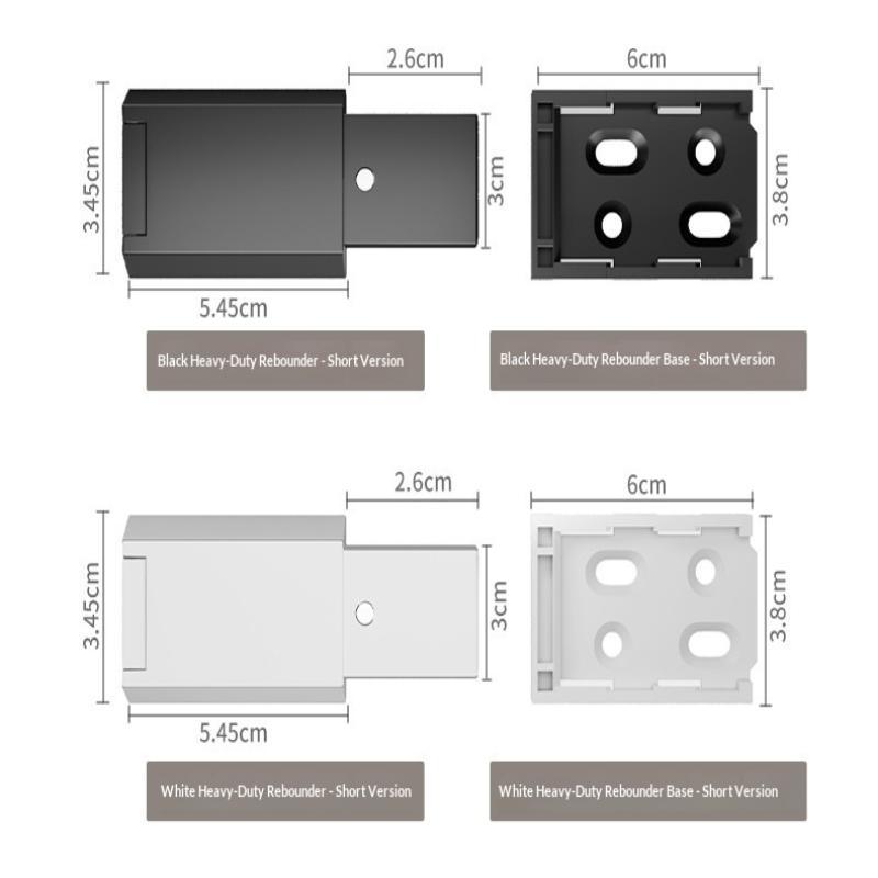 High Elastic Rebound Push To Open Cabinet Magnetic Latch Heavy Duty Strong Suction for Home Wardrobe Drawer Cupboard