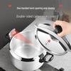 Large Capacity Multi-functional Aluminum Pressure Cooker for Gas Stoves - Explosion-Proof and Perfect for Soups and Stews