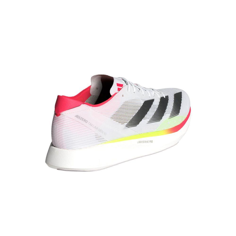 Adidas Adizero Takumi Sen 10 Branco Preto Vermelho Lúdico Tênis Calçado Masculino-Branco Preto IH5712