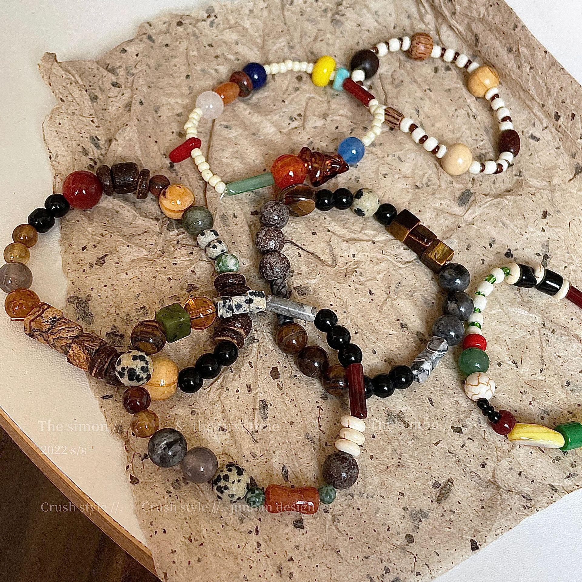 

Agate Stone Beaded Bracelet - New Niche Chinese Style, Women s Trendy Hand Jewelry