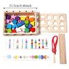 Geometric Shape Matching Board Game Montessori Matching Building Blocks Baby Toy  Kindergarten Kids