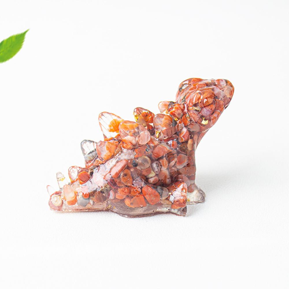 Trex Resin Art Decor With Crystal Resin For Modern Desk Ornament Gift For Friends And Family
