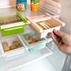 Sliding Pull-Out Fridge Drawer Organizer PP Plastic Storage Bins  For Fridge Shelf