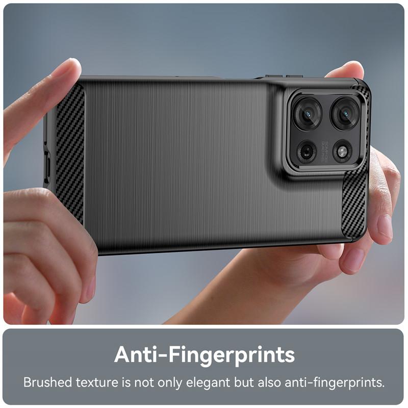 Pro Motorola Moto G75 Pouzdro Motorola Moto G75 Cover Funda Shockproof Kartáčovaný TPU Protector Telefon Zadní kryt pro Motorola Moto G75