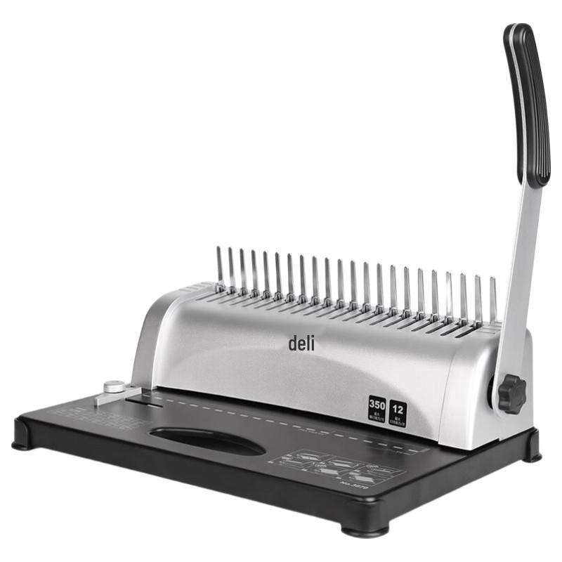 

Deli 3870/3870N Labor-Saving 21-Hole Comb Binding Machine CN plug (adapter included)