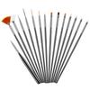 15-Piece Nail Art Brush & Dotting Pen Set
