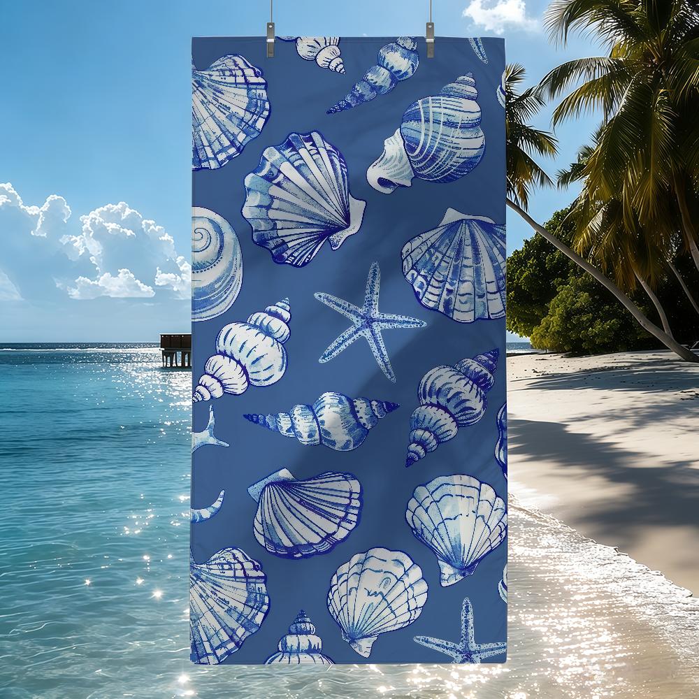 Ocean element starfish Towel Quick Drying Beach Towels Are Suitable For Swimming Pools Camping Yoga And The Gym