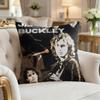 J-Jeff B-Buckley Singer Cushion Cover Silky Short Plush Invisible Zipper Dustproof Sofa Pillow Case For Home Decor