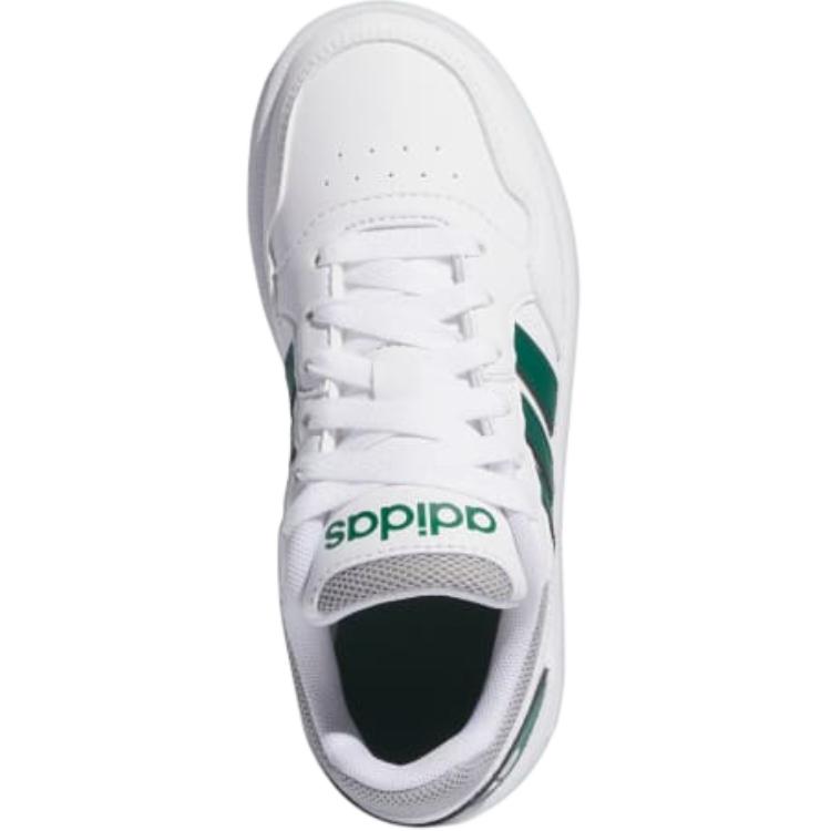 Adidas Hoops K Bílá Kolejní Zelená Dětské Tenisky Cloud-White Grey-Two IG3830