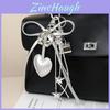 Pu Heart Shaped Mini Bag Pendant For Accessories And Keychains