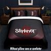 Slipknot Design Bed Bedding Set 1 Duvet Cover + 2 Pillowcases Soft Breathable Household Bed Linens